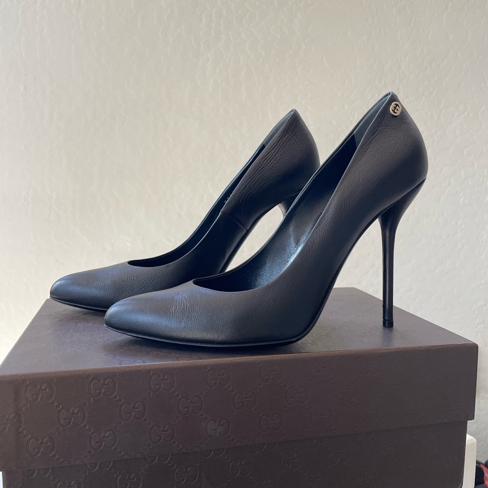 Gucci Black Stiletto Heels